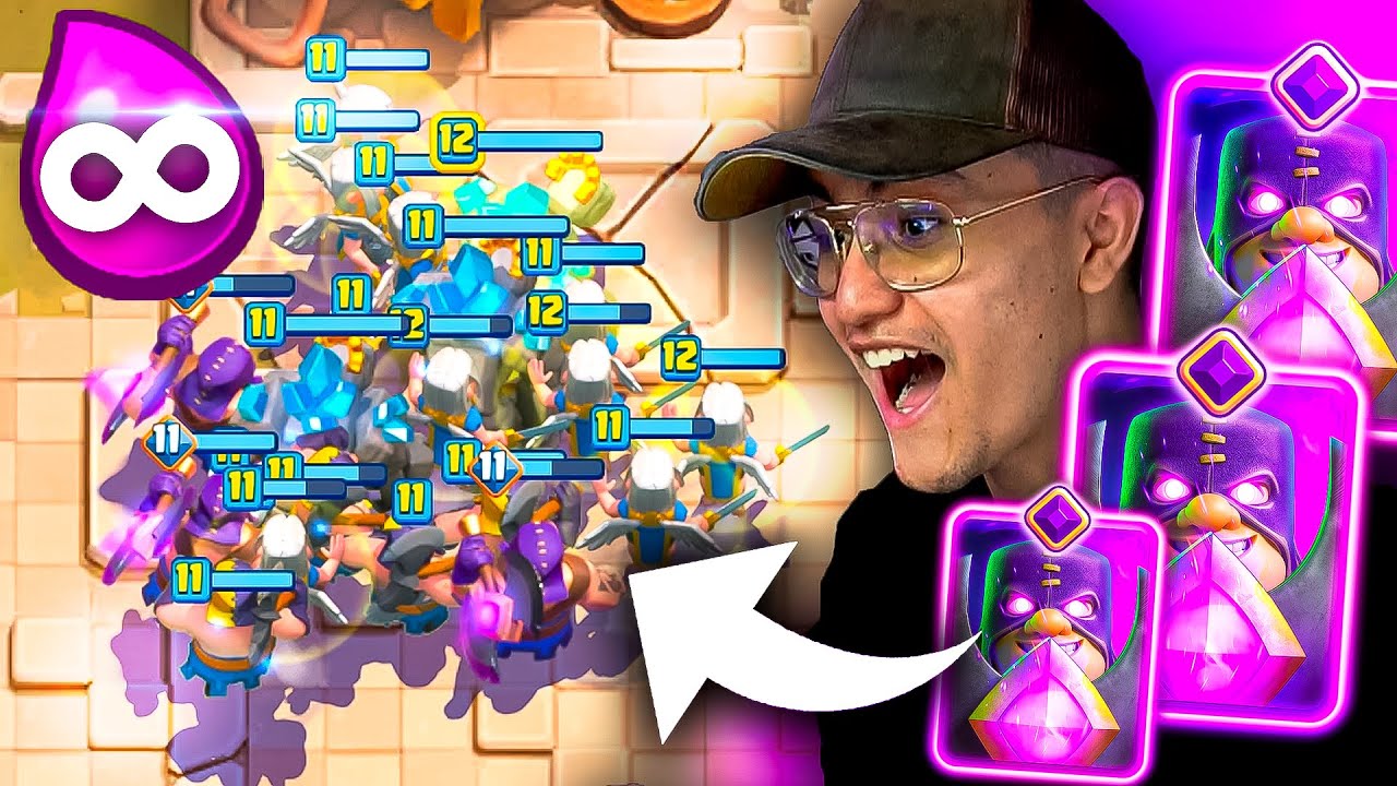 TENGO ELIXIR *INFINITO* EN CLASH ROYALE! 🤯 *MAZO DEFINITIVO*