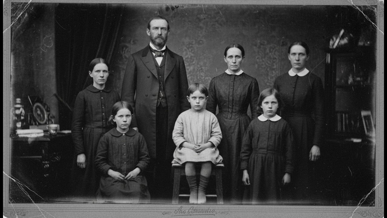This 1885 Family Photo Looks Normal — Until You See the Child in the Center