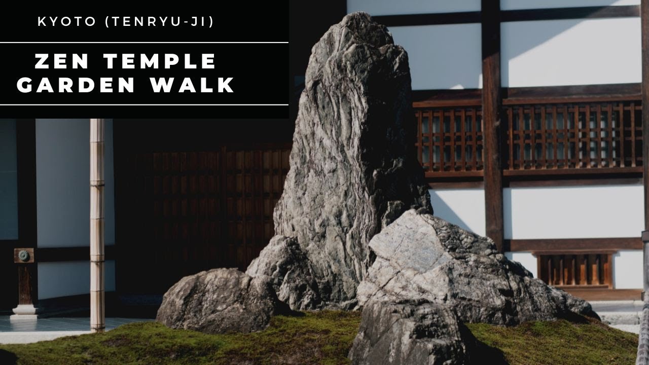 Zen Temple Japanese Garden Walk | 天龍寺  嵐山 京都 | Sony a7r4