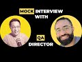Director of qa mock interview with senior qa engineer and cs graduate