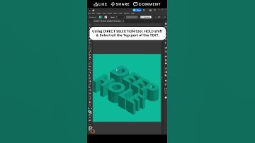 Create Text Hole Effect in 60 seconds with Illustrator! Tutorial 2022  #Shorts