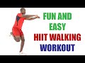 Fun and Easy HIIT Walking Workout for Beginners/ Walk 3000 Steps in 20 Minutes