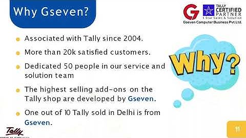 Gseven Company profile | tally partner |tally software