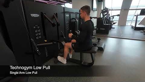 Single Arm Low Pull - Technogym Low Pull Machine