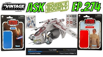 Hasbro Pipeline Vintage Collection ShaakTi & Padme for 2026! New Decals Added to HasLab Gunship!