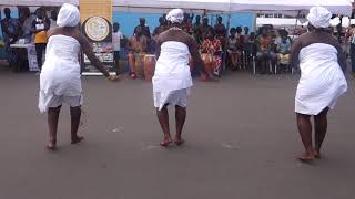 Kliboura performs Kple Dance from the GaDangme tribe of Ghana Accra @ KNCAS 2019 mp4