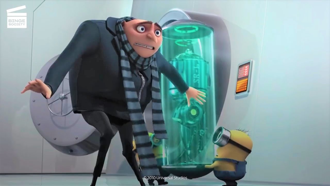 zeh, why is gru with a gun there? - Comic Studio