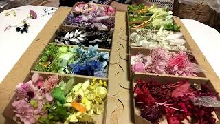 ハーバリウム花材の作り方