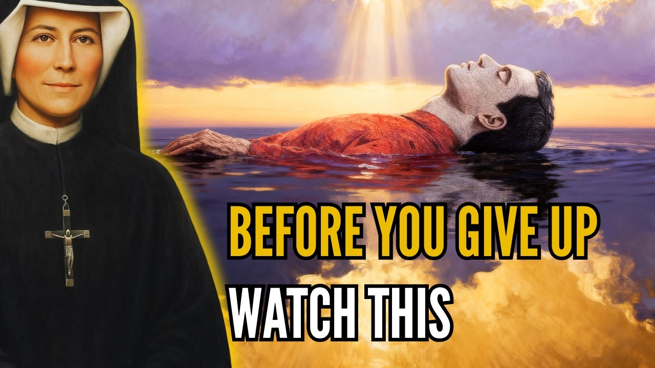 When you feel tired of everything, watch this — Saint Faustina