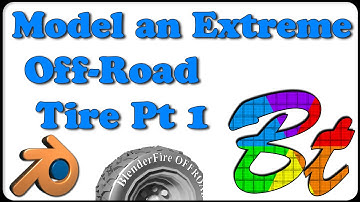 Model an Off-Road Tire in Blender (LONG!!) - Pt 1 Everything except treads and textures
