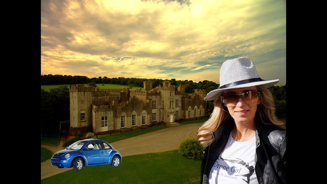 beetlejuice We got a bug and aerial view of Ardgillan castle, rose garden Drone Girl