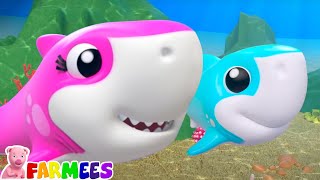 laughing baby shark song cartoon videos preschool rhymes by farmees