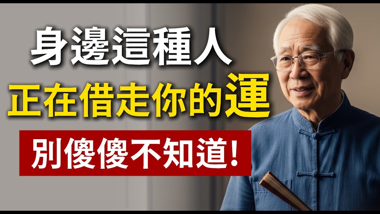 身邊這種人，正在借走你的「運」！總是很倒霉，別傻傻不知道原因！