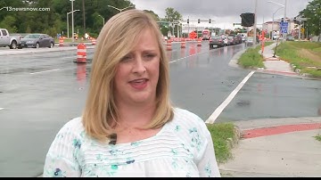 Continuous Flow Intersection Opens on Military Highway