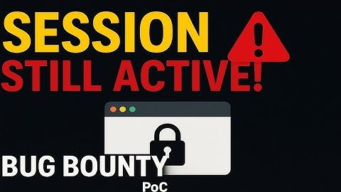Password Reset Flaw: Session Still Active! (Bug Bounty PoC)