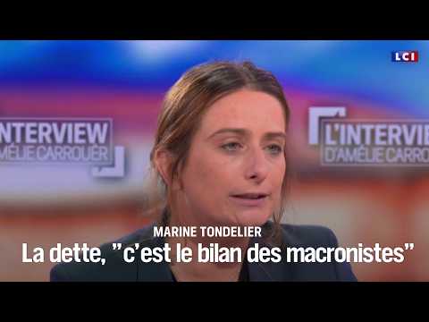 The debt, "it's the Macronists' track record": Marine Tondelier｜LCI