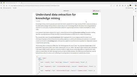 Introduction to AI powered information extraction concepts
