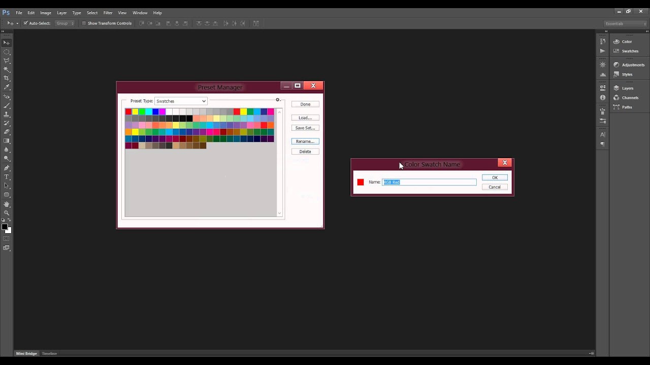 swatches Photoshop YouTube swatches Photoshop YouTube