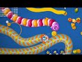 Wormate zoneio 43 hgk gameplay biggest snake  epic worms zone best gameplay