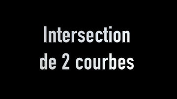 Intersection(s) de 2 courbes Casio 25+E