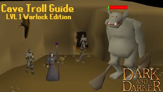 Warlock Level 1 Cave Troll Boss Guide | Dark and Darker