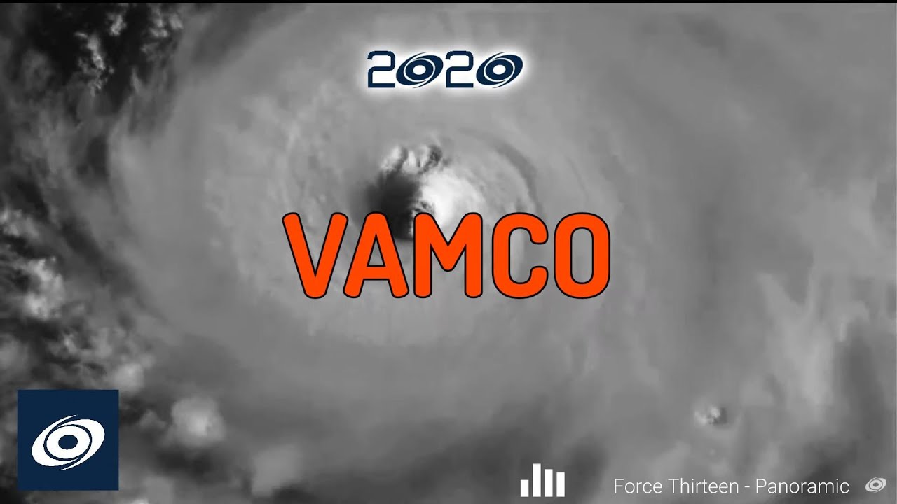 The Track of Typhoon Vamco (2020)