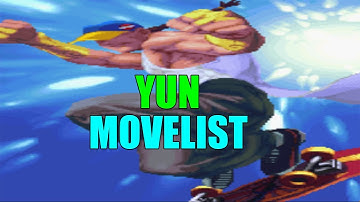 Street Fighter III: 2nd Impact - Yun Move List