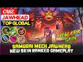 Samurai Mech Jawhead, New Skin Ranked Gameplay | Top Global Jawhead | Cake. - Mobile Legends