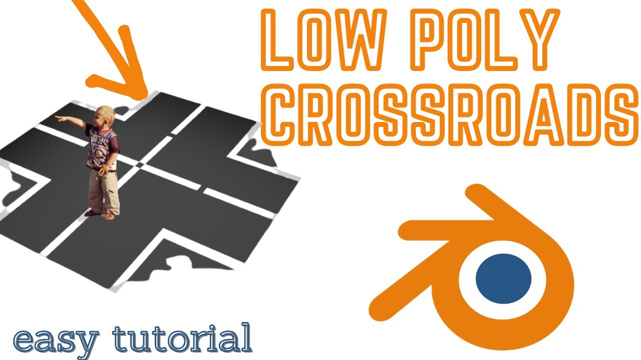How to make CROSSROADS in Blender 2.9( easy tutorial) YouTube