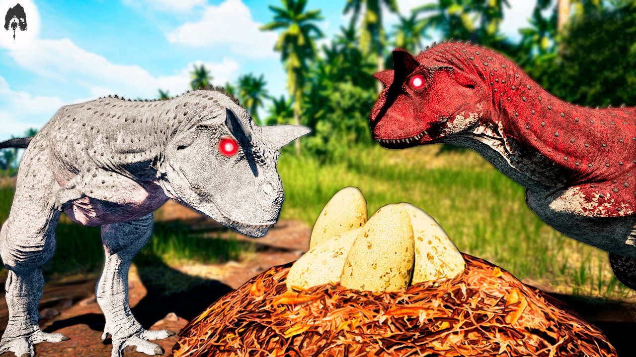 The Isle | SAINDO DO OVO! NÃO VAI TER PAZ NO TERRITÓRIO! Maior Familia Carnotaurus Albino Canibal!🤍