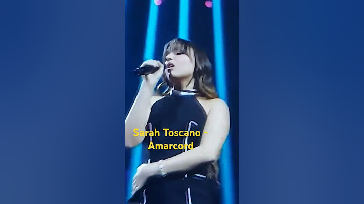 SARAH TOSCANO - AMARCORD (SANREMO 2025) 💥