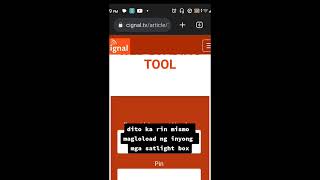 Bakit Walang Web Loading Tool Ang Satelite