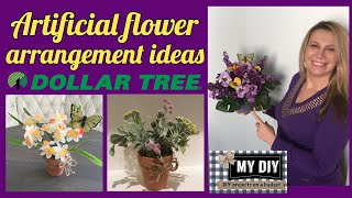 Artificial flower arrangement ideas