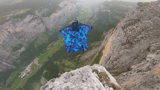 Gnarly Conditions Wingsuit BASE jump | Immersive 360 VR