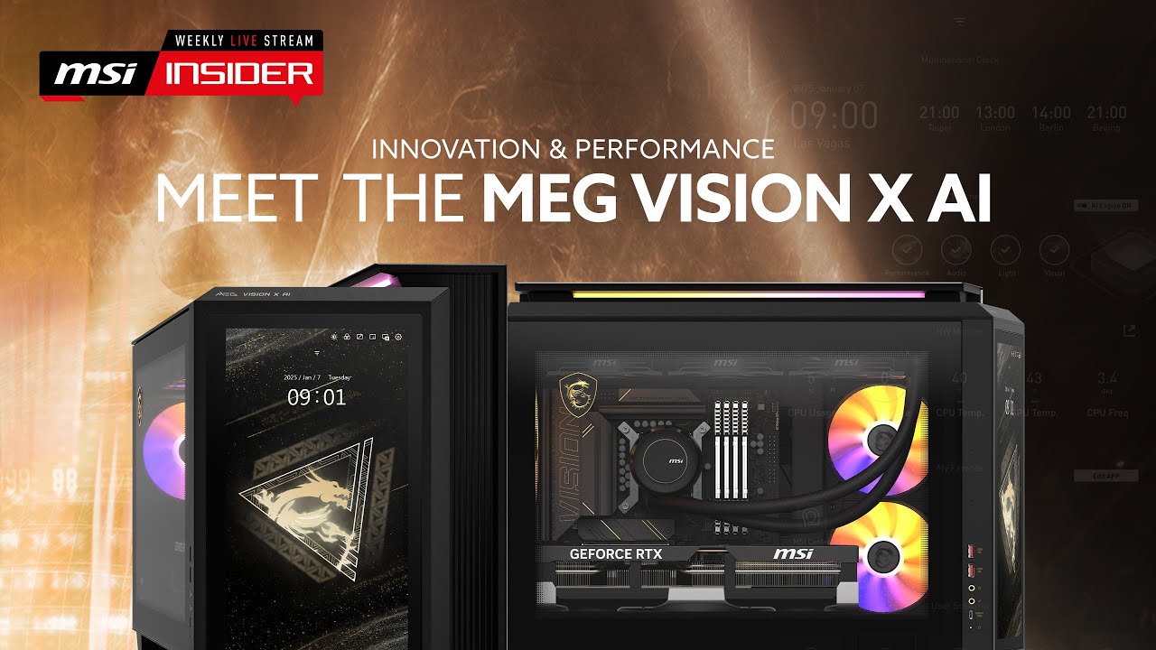 Innovation & Performance. Meet the MEG Vision X AI - YouTube
