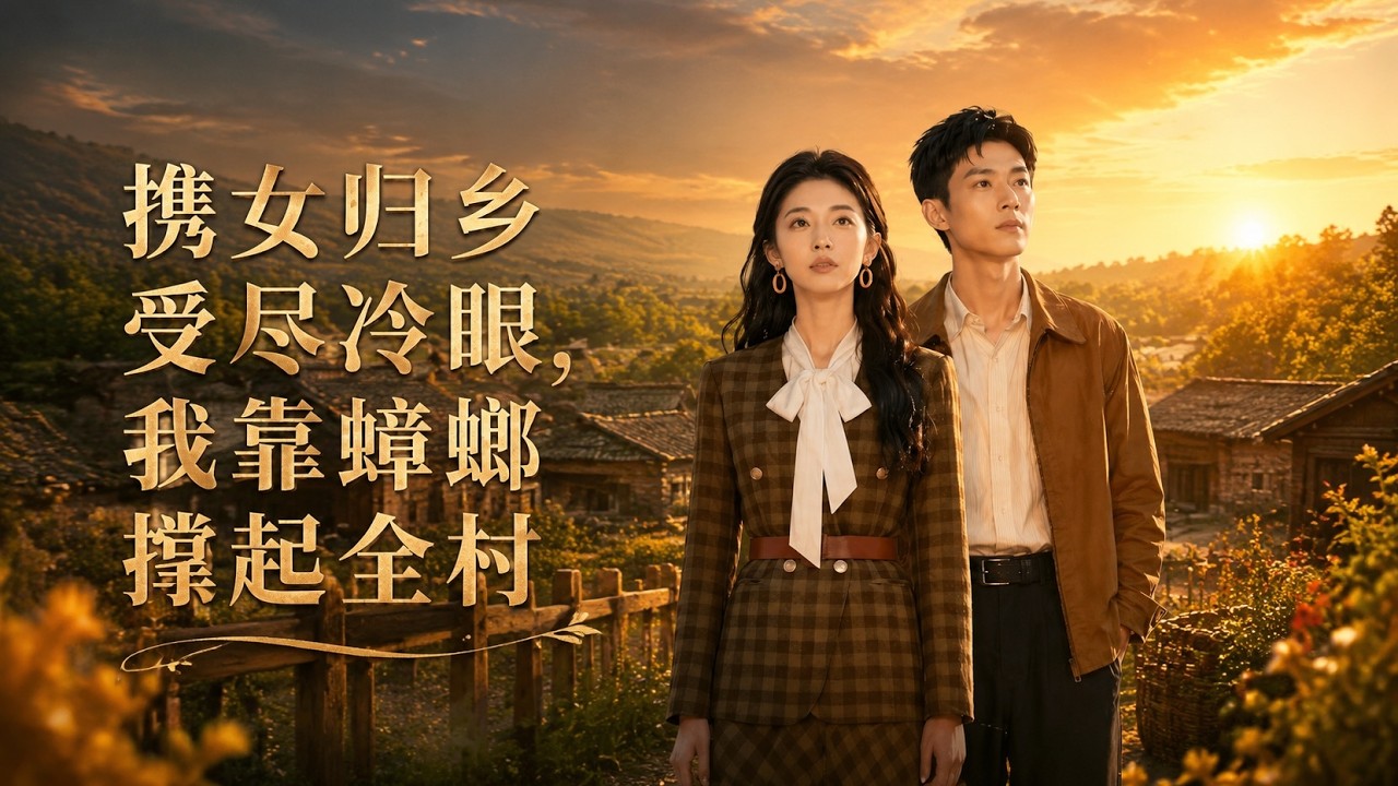 【高清全集】《携女归乡受尽冷眼，我靠蟑螂撑起全村》 #逆袭 #爱情 #甜宠 #反转 #热门短剧 #drama #爽剧 #電影 #精彩影视 #AI短剧