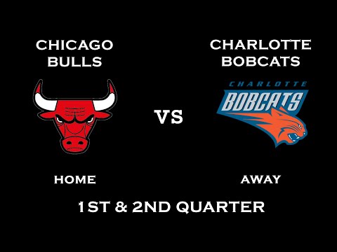 NBA 2K10 Gameplay Chicago Bulls Vs Charlotte Bobcats 1st 2nd Quarter 