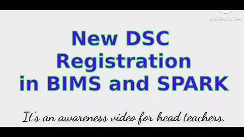 DSC Registration in Bims &Spark@shajimash