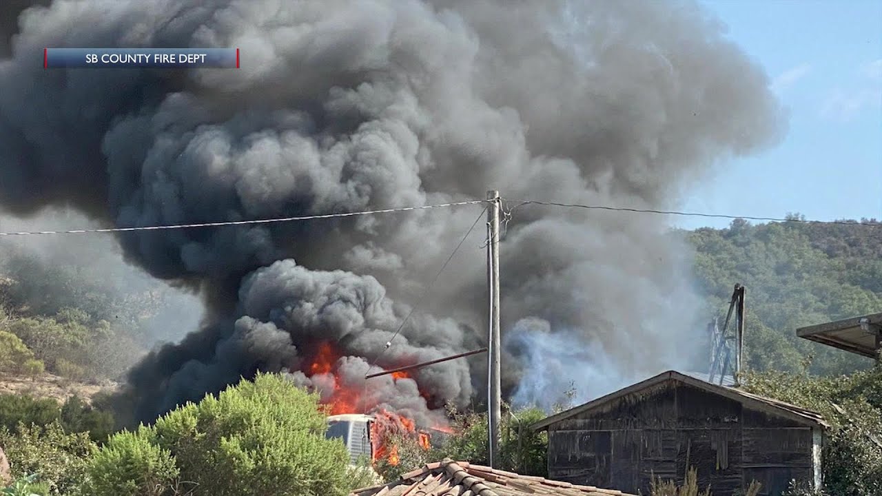 Firefighters knock down RV fire near Sisquoc