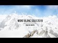 Mont Blanc solo 2019