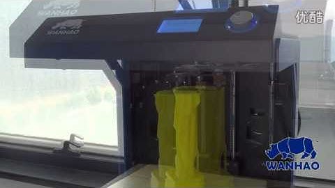 Wanhao D5 printing a Human.mp4