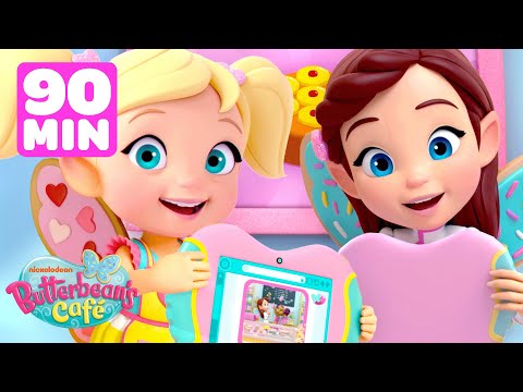 Butterbean Uses Her Tablet to Bake Recipes! w/ Cricket | 90 Minute Compilation | Shimmer and Shine
