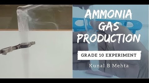 Production of Ammonia (NH3) gas in Lab | Board Exam Experiment | Grade 10 | Chemistry