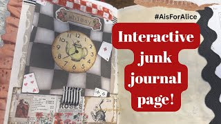 Flip up writing space/hidden pocket/adding lots of textures to junk journals