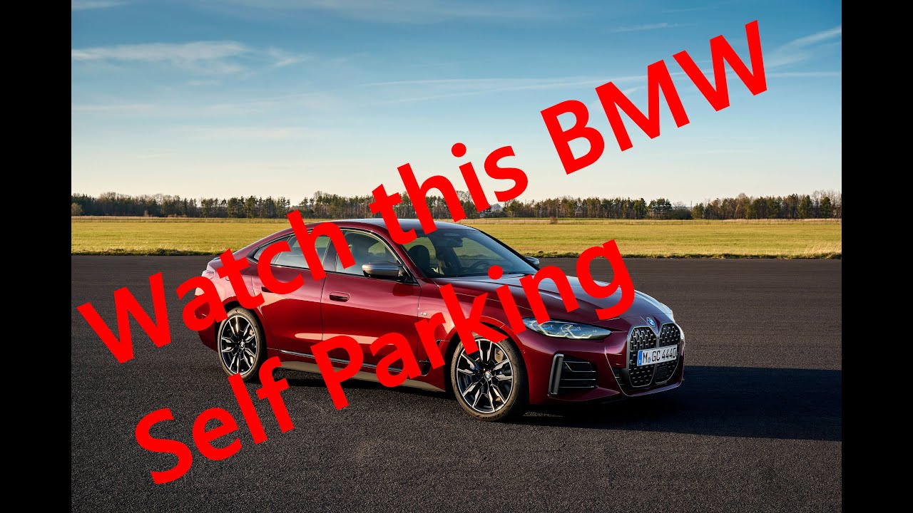 BMW Self Parking How to use it in a 2022 BMW M440i Gran Coupe - YouTube