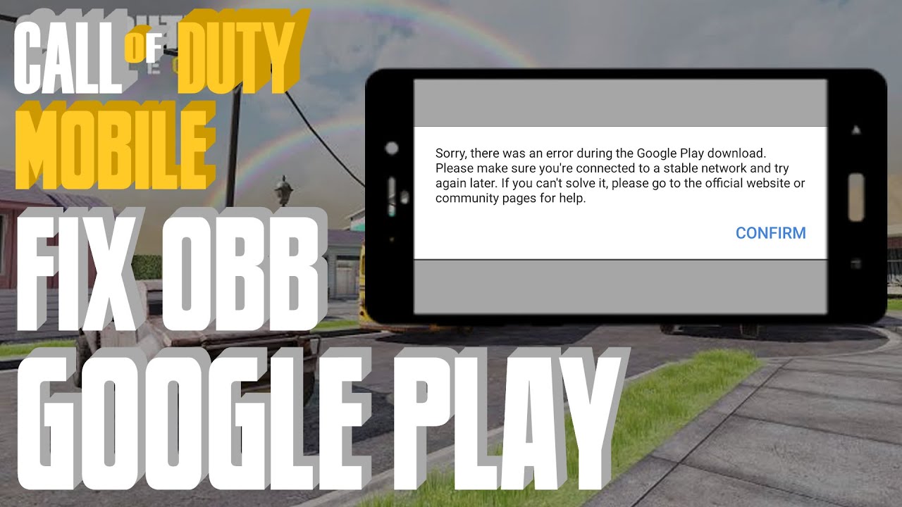 Erro durante o download do Google play, no momento de iniciar o jogo call  of duty mobile - Comunidade Google Play