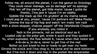 Lets Practice - World Wide Choppers Intro by Tech N9ne (slowed down w/ lyrics)