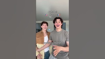 🇺🇸 vs 🇫🇷 Alphabet 🤣 #shorts | Nicky and Pierre #NiPi