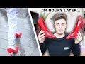 I Wore VERY HIGH heels for 24 Hours! *PAINFUL CHALLENGE*