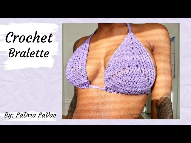 Crochet Bralette + Written Pattern 